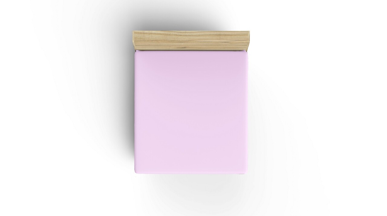 Cearceaf de pat cu elastic Ranforce Single Large (FR), L'essentiel Maison, Lilac, Lila - imagine 5